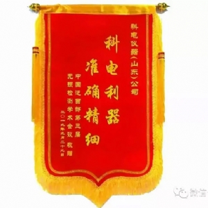 “科电利器、准确精细”锦旗 [科电仪器]在泛西部第三届无损检测学术会议上此获殊荣