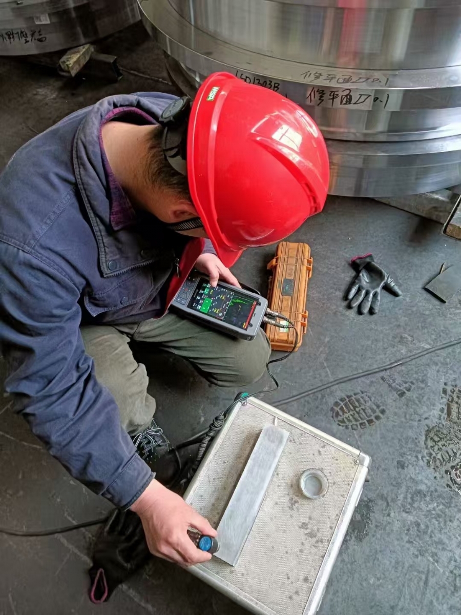 智联型超声波探伤仪现场案例