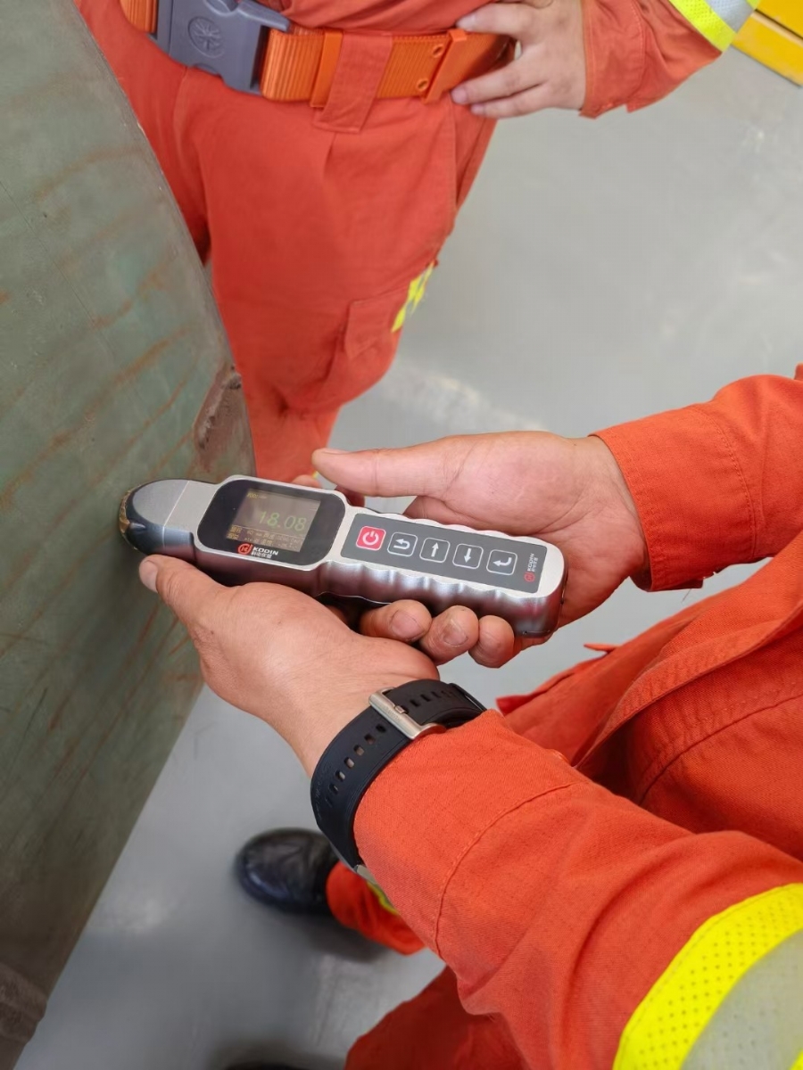 电磁测厚仪现场案例