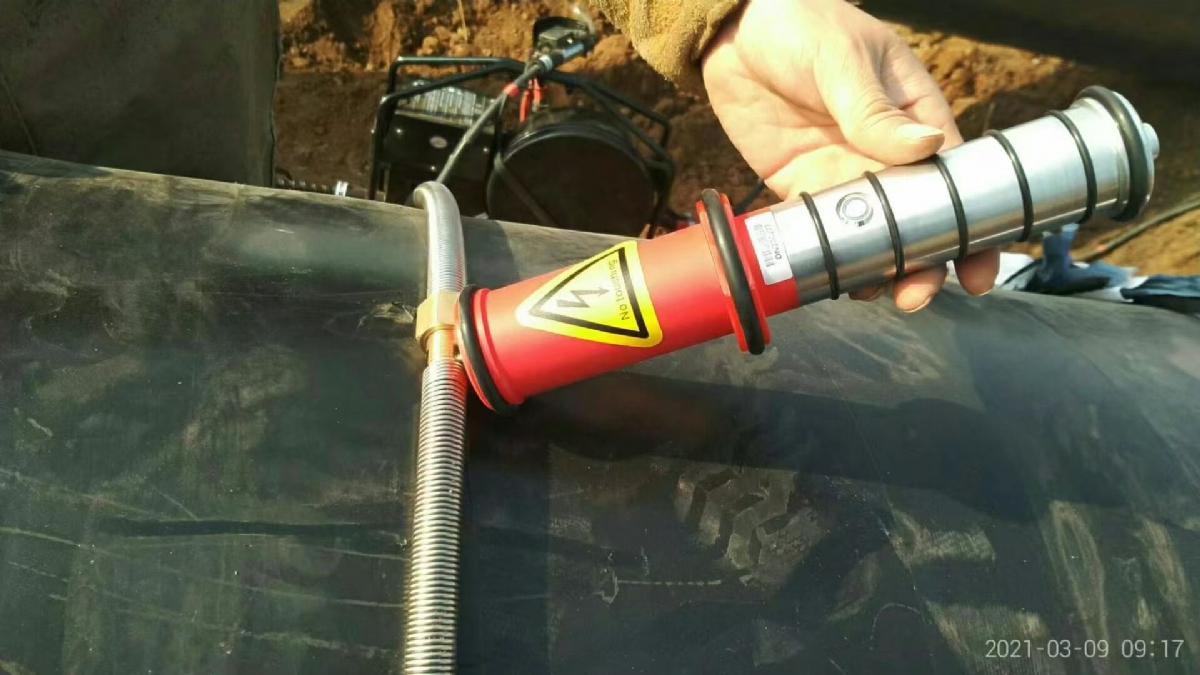 电火花检漏仪环形探极现场案例